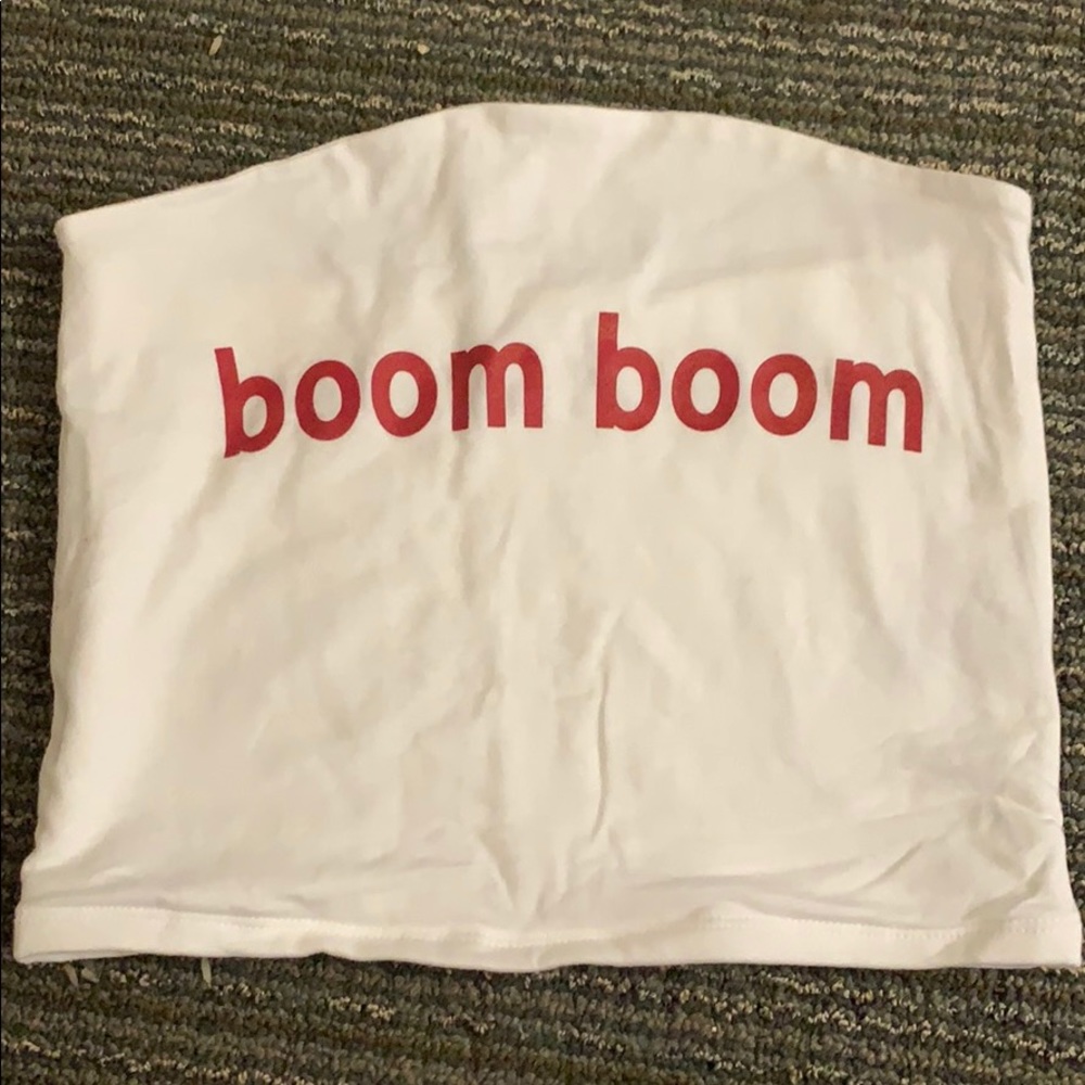 Pi Phi “boom boom” Crop Top